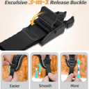 Halypet Cat Harness and Leash Set - MAX Safety 4th-Gen Upgrade, Escape Proof, Adjustable, Comfortable Soft Vest, Easy to Wear Kitten Harness with Reflective Strip for Cats Walking - Small Black