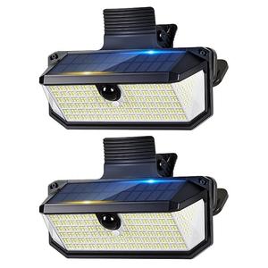 Thumok 416 LEDs Solar Lights Outdoor,Clip on Motion Sensor Outdoor Light,4000 Lumens Solar Security Lights,3 Lighting Modes, IP65 Waterproof Flood Light for Garden Patio Garage Backyard (2)