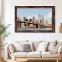 SESEAT 20x30 Picture Frame Brown, Poster Frames Wall Decor Hanging, 1 Pack