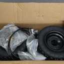 740mm 29 inch Go Kart Rear Axle Assembly Complete Wheel Hub Kit & 13 * 5-6 Wheel Tires with Rim & Brake Assembly & T8F Chain Suitable for DIY Go Kart Quad, Trike, Drift Bikes