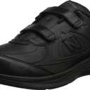 New Balance Men's 577 V1 Hook and Loop Shoes (Black/Black)