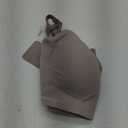 Momcozy Nursing Bras for Breastfeeding, YN21 Seamless Ultra Comfort Maternity Bra, Natural Shape, Pregnancy Sleep Bralette (Large, Brown)