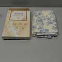 2-Pack Reusable Beeswax Bread Bags for Sourdough & Homemade BreadCotton Waxed Bags Keeps Fresh Longer(Navy Bloom)