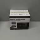 Digital Electronic Money Safe, Steel Security Lock Box with Keypad, Office Hotel Business Jewelry Gun Cash Safe, 0.23 Cubic Feet, 9.06" W x 6.69" D x 6.69" H（Pink）