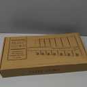 Rebee Vision Key Holder Wall Mount for Home Decor - Key Holder for Wall with Floating Shelf for Hanging Coats & Hats - to Elevate Farmhouse Decor (Acacia Wood, 3.54''×15''×7.28'')