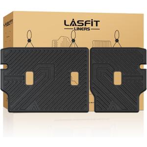 LASFIT Rear Seat Back Protector for Honda Passport 2026, All Weather TPE Pet Friendly Custom Fit Passport Second Row Back Seat Cover Mat Liner Accessories, Black