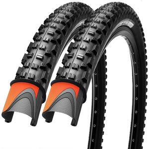 26 x2.25 inch Bike Tires Pair Mountain Bike Tires 60 TPI Foldable Kevlar High Grade Made Bicycle Tires Pack of 2