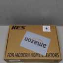 12-Inch Rectangle Rain Shower Head, KES Ultra-Thin High Pressure Rainfall Shower Heads, 300 Nozzles for Dense Water Flow, Full Body Waterfall Coverage, Wall or Ceiling Mount, Brushed Steel, J215F18-BS