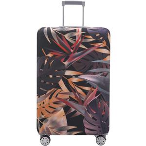 Luggage Cover Washable Suitcase Protector Anti-scratch Suitcase cover Fits 18-32 Inch Luggage (Autumn leaves)