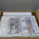 Shoe Storage, 12 Pack X-Large Shoe Organizer for Closet, Shoe Boxes Clear Plastic Stackable Shoe Storage Boxes for Size 13 (White)