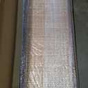 3 Panel Short Room Divider Screen,Brown Freestanding Partition,Small Bamboo Panel Divider for Room Seperation,3.95 FT Tall