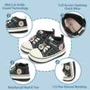 TARANIS Toddler Shoes Soft Rubber Sole First Walking Shoes Baby Breathable Sneakers