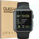 Tourist [3 Pack] Compatible for Apple Watch Tempered Glass Screen Protector 42mm Series 3/2 / 1, 9H Hardness, Anti-Fingerprint, Anti-Bubble Easy Installation [Only Covers The Flat Area (3 Pack)