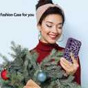 Fiyart Designed for iPhone 16 Plus Case Matte Cheetah Print Design Compatible with MagSafe Wireless Charging,Cute Leopard Print Anti-Scratch Translucent Phone Cover for Women Girls Men 6.7"-Purple