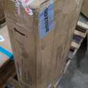 Shaker Cottage 36-Inch TV Stand  Media Console with Glass Cabinet, Adjustable Shelf, & Cord Management  Entertainment Center for Living Room or Bedroom by Alaterre Furniture (Espresso)