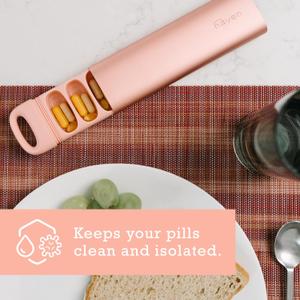 Haven Pill Organizer (7 Day) Durable Weekly Pill Case for Home and Travel - Pill Box for Medicine and Vitamin Supplements 