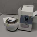 Ultrasonic Retainer Cleaner Machine, 48kHz Dental Cleaning Pod for Night Guards, Mouth Guards, Aligner, Braces, Toothbrush, Jewelry, Ultrasonic Dentures Cleaner with Digital Timer, 220ML, White