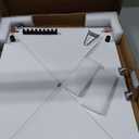 Portable Drafting Board, 18"X24" Professional Architecture Drafting Board, Tabletop Drawing Board with Ruler & Parallel Bar, Drafting Tools for Architects, Artists, Engineers, and Designers