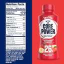 Core Power Protein Shake, Strawberry Banana, 26g Bottle, 14oz, 12 Pack (EXP 02/23/27)
