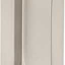 Prime-Line N 7342 Brass Closet Door Pull, 3-1/4 Inches H x 1-3/8 Inches W, Satin Nickel (2 Pack)