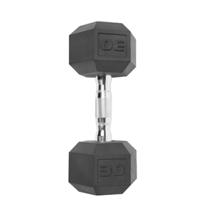 CAP Barbell Coated Hex Dumbbell, Single 30 lbs