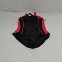 beautyin Women's One Piece Athletic Racerback Swimsuit Slimming Bathing Suit (Large, Black and Red)