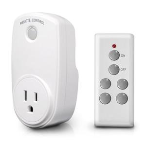 JOR Wireless Remote Control Electrical Outlet Switch, Strong RF Signal Covers 100 Feet Range, White, 1 Pc per Pack