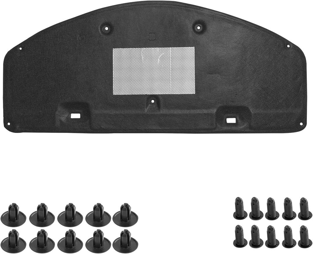 Sound Insulation Pads for Toyota Camry 2012-2014 Front Hood Engine Insulation Pad Bonnet Black Soundproof Cover Thermal Heat Shield Mat
