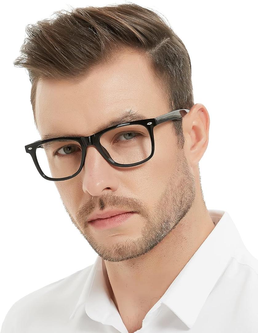 MARE AZZURO Large Reading Glasses Men Retro Square Readers 1.0 1.25 1.5 1.75 2.0 2.25 2.5 2.75 3.0 3.5 4.0