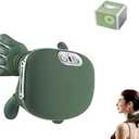 Heated Neck Massager-Wireless Portable Shiatsu Neck and Shoulder Kneading Massage Pillow, Simulated Human Hand Design Massager New Years Eve Valentine's Day Gift, Green