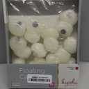 HYOOLA Premium White Floating Candles 1.75 Inch - 3 Hour - 20 Pack - European Made