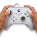 PowerA Wired Controller for Xbox Series X|S - White, gamepad, wired video game controller, gaming controller, works with Xbox One