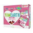 YumEarth Organic Valentine Sugarcoated Gummy Fruit Hearts - Fruity Candy, Gluten Free Snacks for Kids - Allergy Friendly, Non-GMO, No Artificial Dyes - Assorted Flavors, 7.5 oz (Pack of 15)