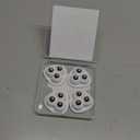 Appliance Casters - Furniture Sliders & Appliance Rollers for Kitchen, Coffee Machine, Blender, Oven - Helps Mom or Wife Easily Solve Countertop Sliding (White, 4pcs)