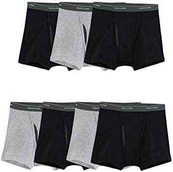 Fruit of the Loom Men's Coolzone Boxer Briefs, Moisture Wicking & Breathable, Assorted Color Multipacks, Large