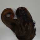 LONAI Claw Clip Ponytail Extension for Women 24 Inch Curly Wavy Ponytails Extensions Clip in Ponytail Hair Extensions Pony Tail Clip on Ponytails Hair Piece (Almond brown)