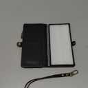 Defencase Compatible with Samsung Galaxy S24 Ultra Case Wallet with RFID Blocking Card Holder for Women Men, PU Leather Magnetic Snap Flip Zipper Strap Phone Case Fit for Galaxy S24 Ultra 5G, Black