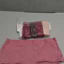 Amazon Essentials Women's Cotton Boyshort Underwear , Pack of 5 (Medium, Blush/Brown/Burgundy/Pink)