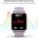 FITVII Fitness Tracker, Smart Watch with 24/7 Blood Pressure Heart Rate and Blood Oxygen Monitor, Sleep Tracker with Calorie Step Counter, IP68 Waterproof Activity Tracker for Women Men Android iOS