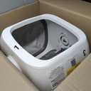 Mintakawa Automatic Cat Litter Box Self Cleaning - APP Control and Weight Monitoring - Ultra-Quiet, Suitable for Medium Cats and Kittens, Safe Anti-Pinch Litter Box (Assembly Required) - White