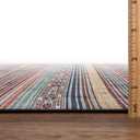 Keen Home Design 2x3 Rug - Machine Washable Entry Rug with Non-Slip Backing, Ideal for Enteryway, Kitchen, Bathroom, Laundry Room - Vintage, Easy Clean, Durable, Low Pile Rug - (2' x 3')