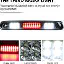 Tresound LED Third 3rd Brake Light for 1999-2007 Chevy Silverado GMC Sierra 1500 2500 3500 HD Classic, Rear Cargo Lamp High Mount Stop light