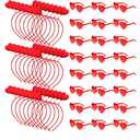 Yunsailing 48 Pcs Valentines Day Heart Headband Boppers and Heart Shape Sunglasses Valentines Accessories Costume Photo Prop(Red)