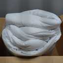 Twin Size Quilted Fitted Mattress Pad Cover with Deep Pocket Fitted 8" - 21", Ultra Soft and Comfortable, Breathable (White, Twin)