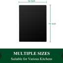 Phore Tempered Glass Cutting Board for Kitchen, Black Cutting Board for Countertop, Dishwasher Safe, Scratch Resistant, Heat Resistant, Shatter Resistant (16"x12", Black)