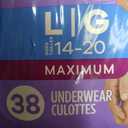 Always Discreet Adult Diapers for Women, Incontinence Underwear, Postpartum Essentials, Disposable Briefs, Max Absorbency, Bladder Leak Protection, Large, 76ct