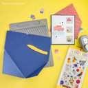 EK Tools Mini Scoring Board, 7.5"x9.75", with Bone Folder, Scoreboard for Paper Crafting, Make Envelopes, Cards, Precision Photos, and More