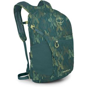 Osprey Daylite Plus Commuter Backpack - Everyday Pack with Laptop Sleeve, Bottle Pockets, and Extra Storage, Fuzzy Window Print/Torrent Blue
