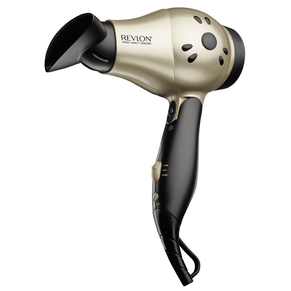 REVLON 1875W Compact Folding Handle Hair Dryer | Great for Travel
