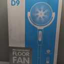 Cordless Rechargeable Pedestal Fan, 12000mAh Battery, Remote Control, Large